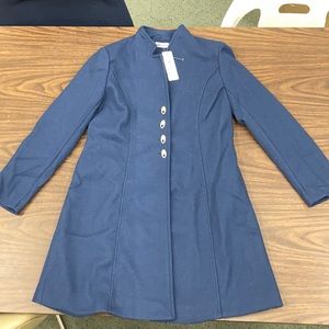 BNWT Deep Blue Peacoat W/ Side Pockets